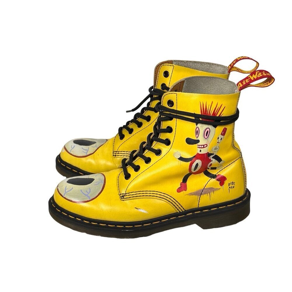 Dr Martens Pascal BootsGary Baseman Punk Toby Limited Edition Rare Sz L-10 M-9 - Picture 3 of 14